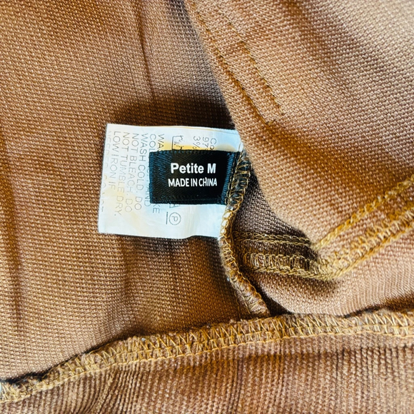 Women's Unbranded Pants Size M Brown cords flared corduroy‎ - Picture 4 of 5